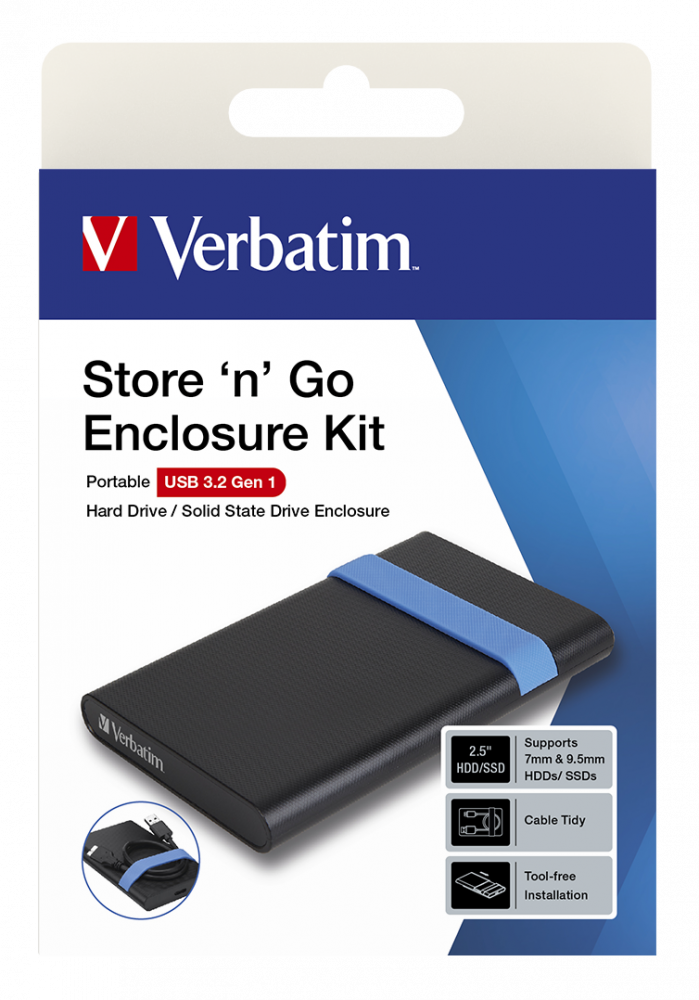 Комплект корпуса Store 'n' Go USB 3.2 GEN 1 размером 2,5 дюйма
